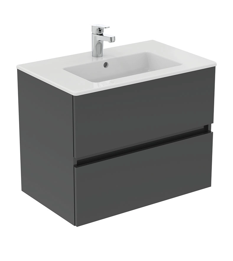 Шкаф за баня Eurovit+ 70см. сив IDEAL STANDARD